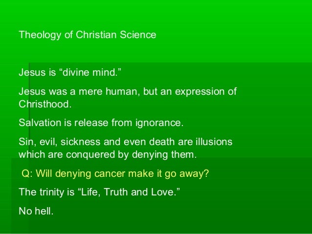 Christian Science And Scientology A Power Point Christian Science And Scientology A Power Point