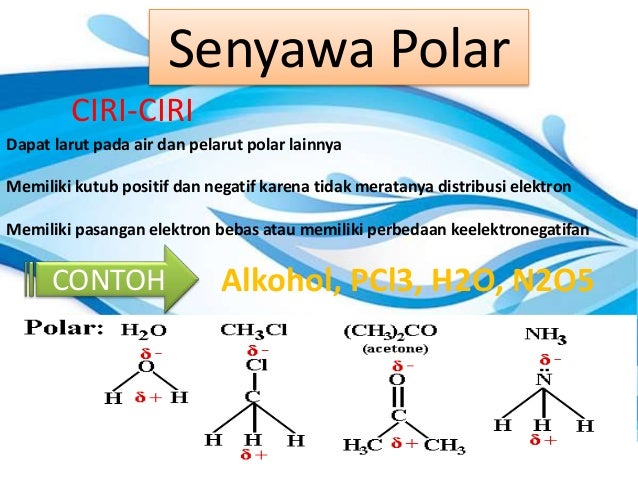 Ikatan Polar Dan Non Polar