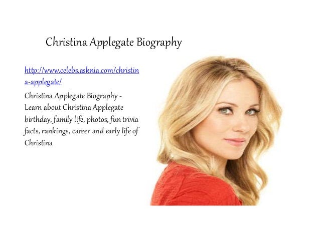 Christina Applegate Biography Biography Of Christina Applegate