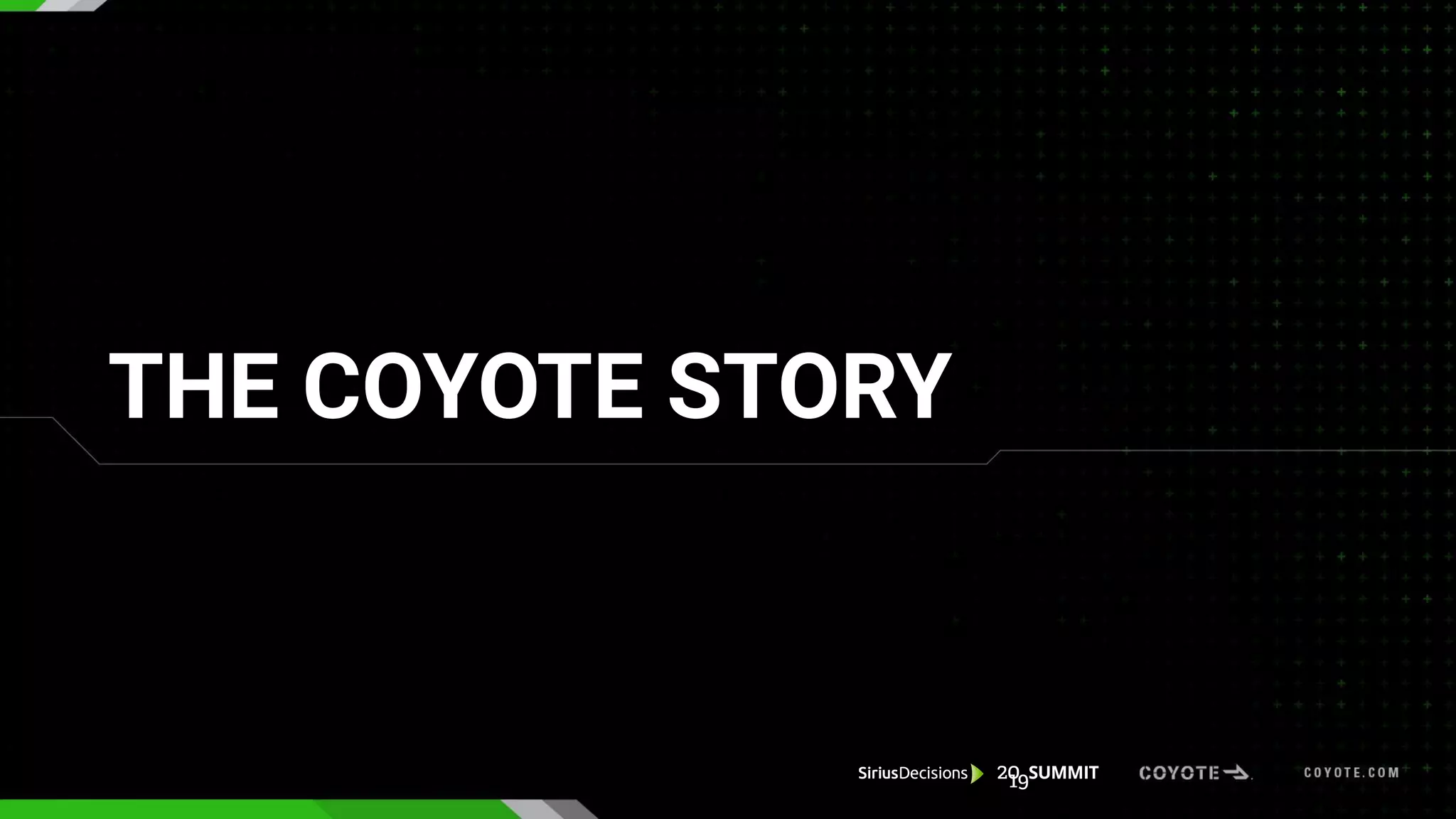 THE COYOTE STORY
 