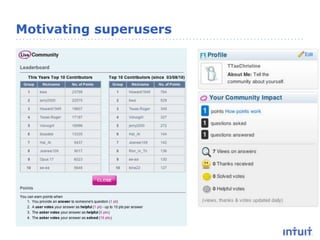 Motivating superusers