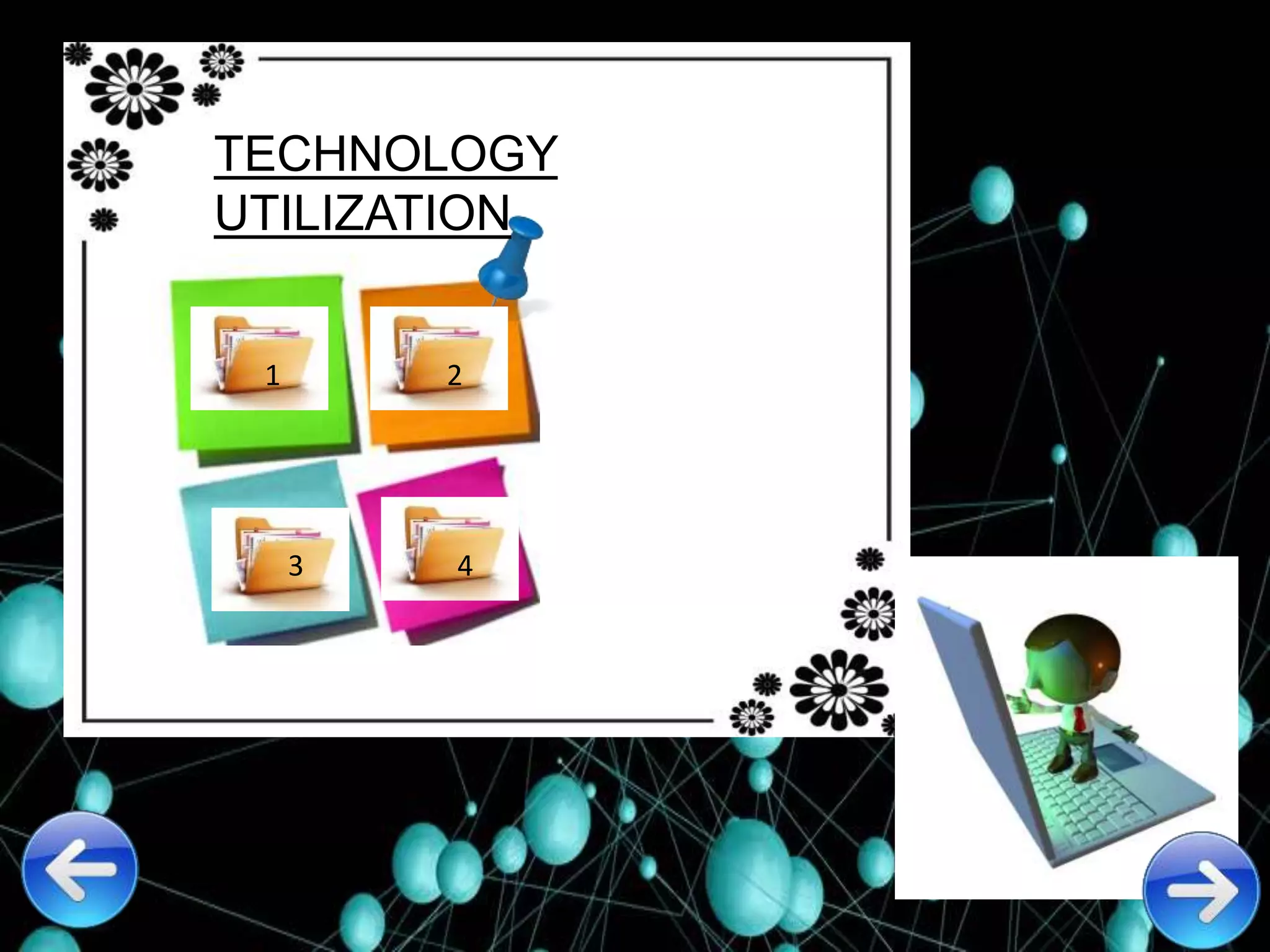 TECHNOLOGY
UTILIZATION
1 2
3 4
 