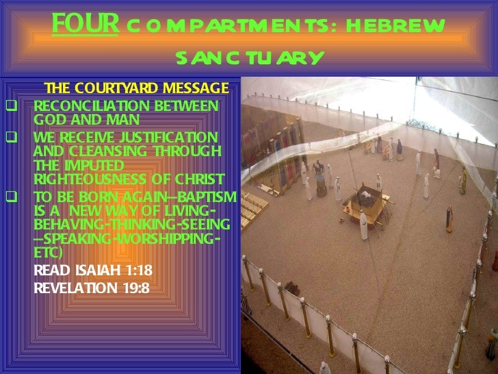 Christ In The Midst Of The Hebrew Sanctuary diagram of baptism 