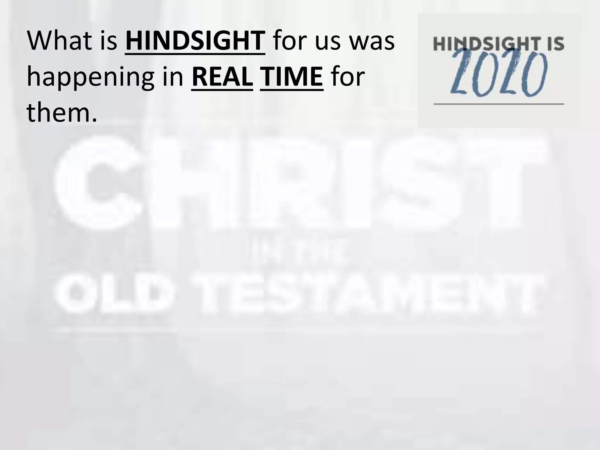 Christ in the Old Testament