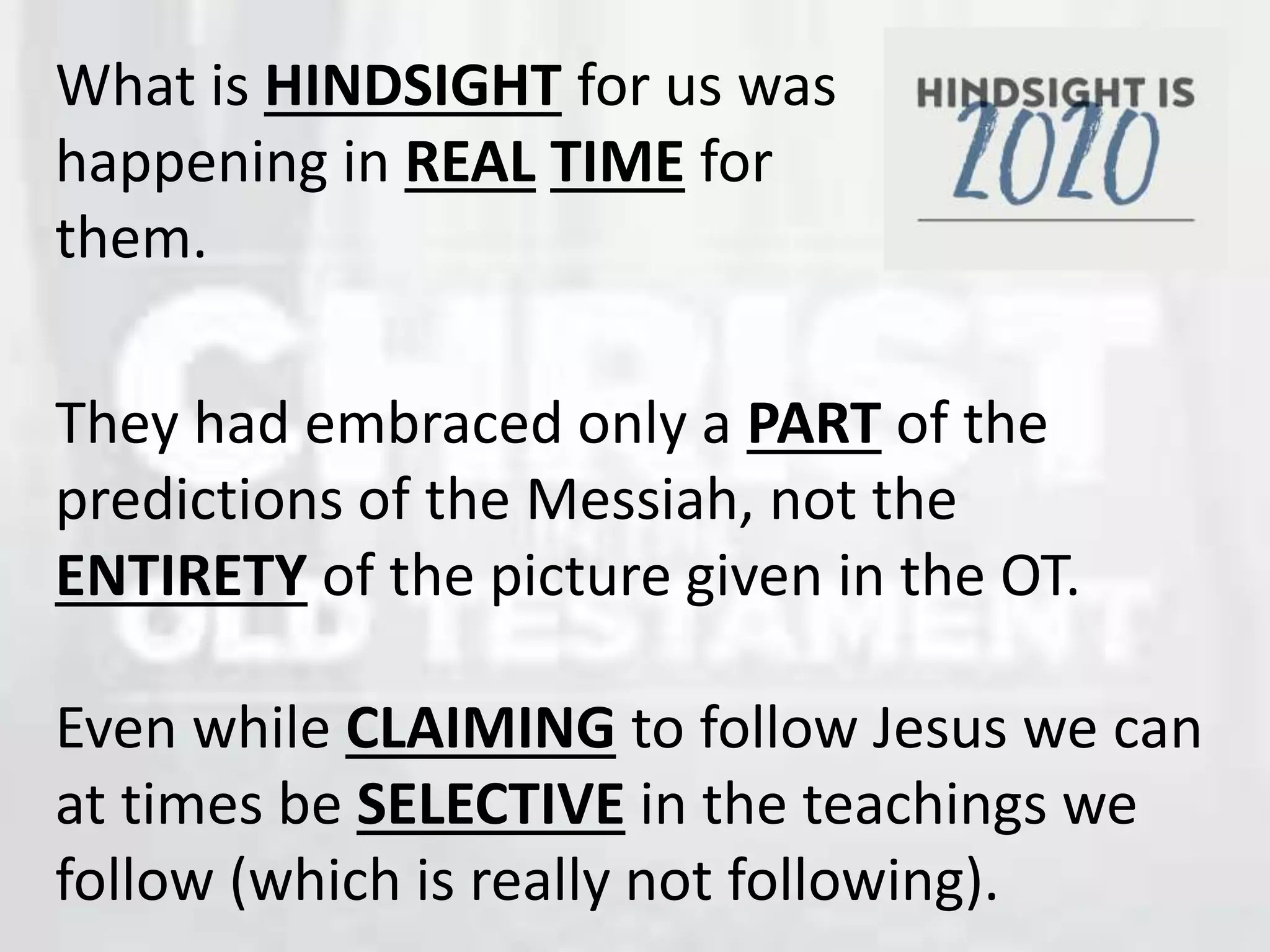 Christ in the Old Testament