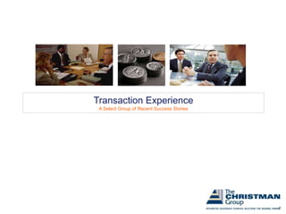 Christman Group E Brochure 2009