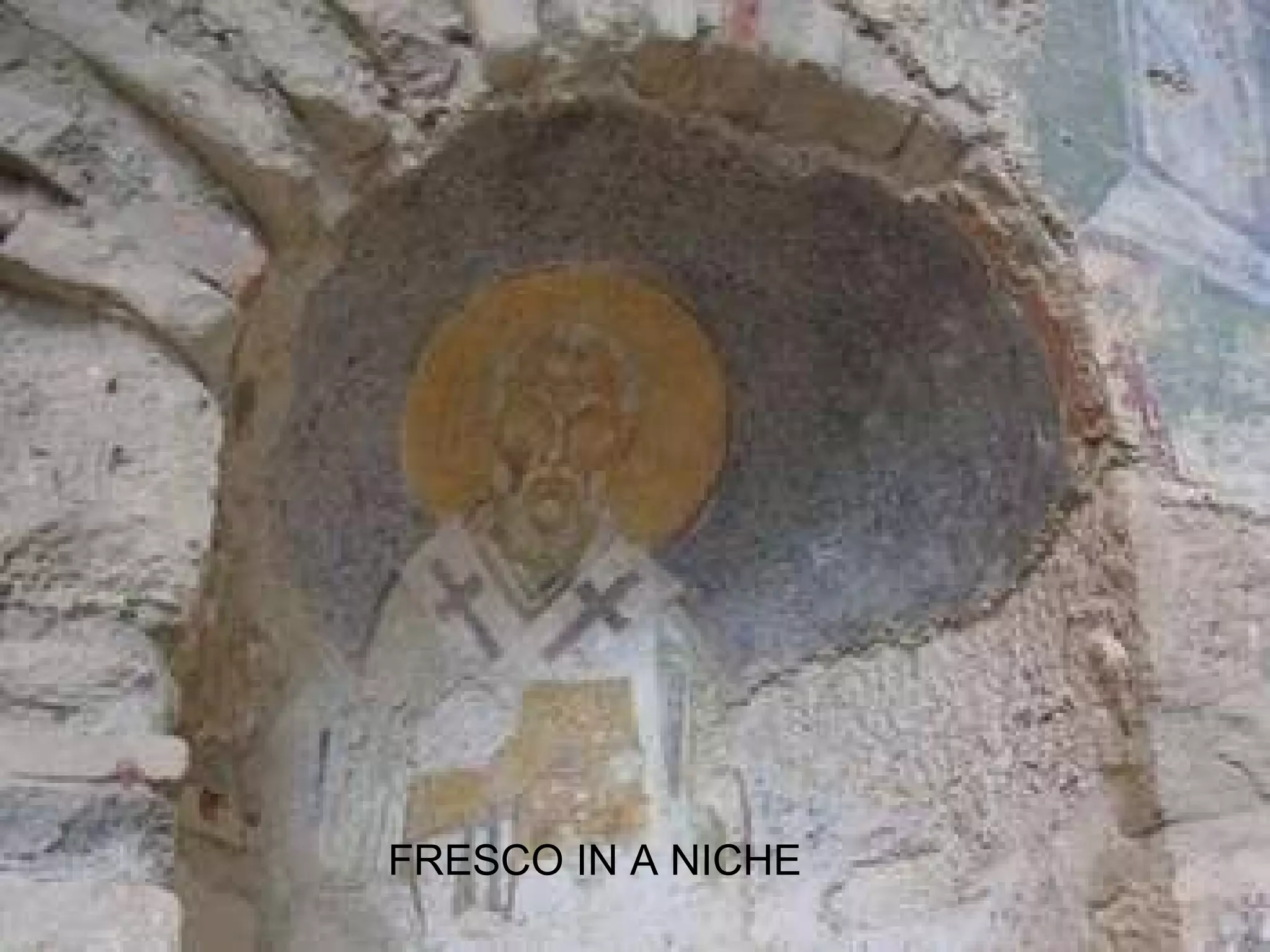 FRESCO IN A NICHE 