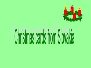 Christmas cards from Slovakia 