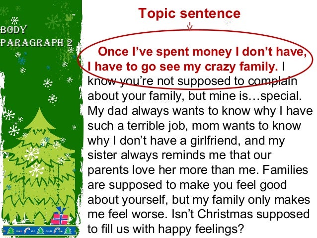 christmas topic ideas