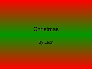 Christmas By Leon 