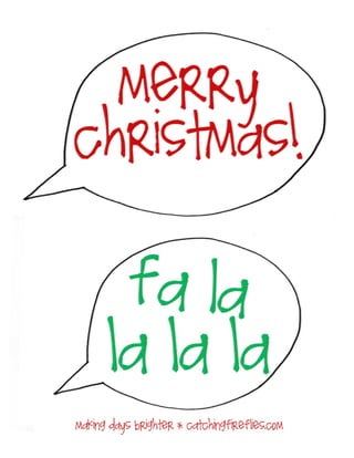 Natal Plaquinhas divertidas 