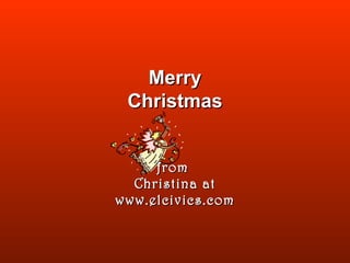 Merry Christmas from  Christina at www.elcivics.com 
