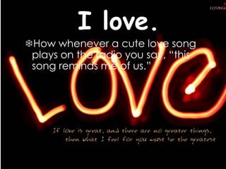 The memories that are still to be made.