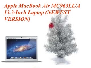 Apple MacBook Air MC965LL/A 13.3-Inch Laptop (NEWEST VERSION) 