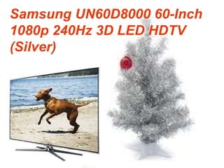 Samsung UN60D8000 60-Inch 1080p 240Hz 3D LED HDTV (Silver) 