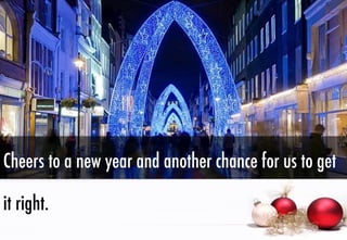 Cheers to a new year and another chance for us to get
it right.

 