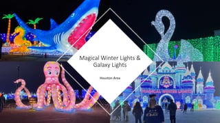 Houston Area
Magical Winter Lights &
Galaxy Lights
 