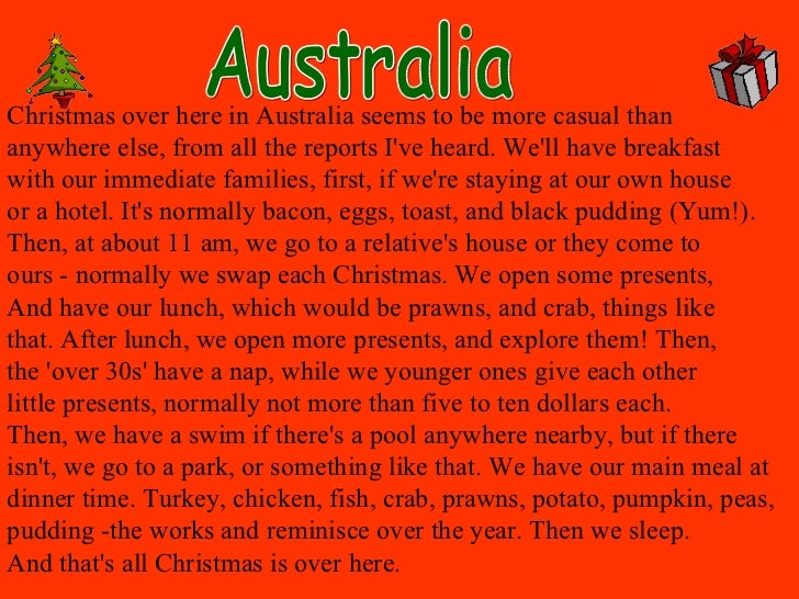 Australia Christmas Australia Christmas