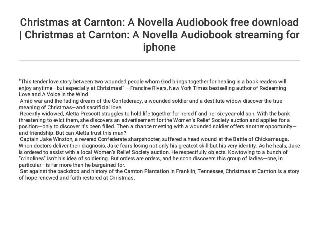 christmas at carnton a novella christmas at carnton a novella