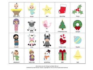 Christmas bingo - Color