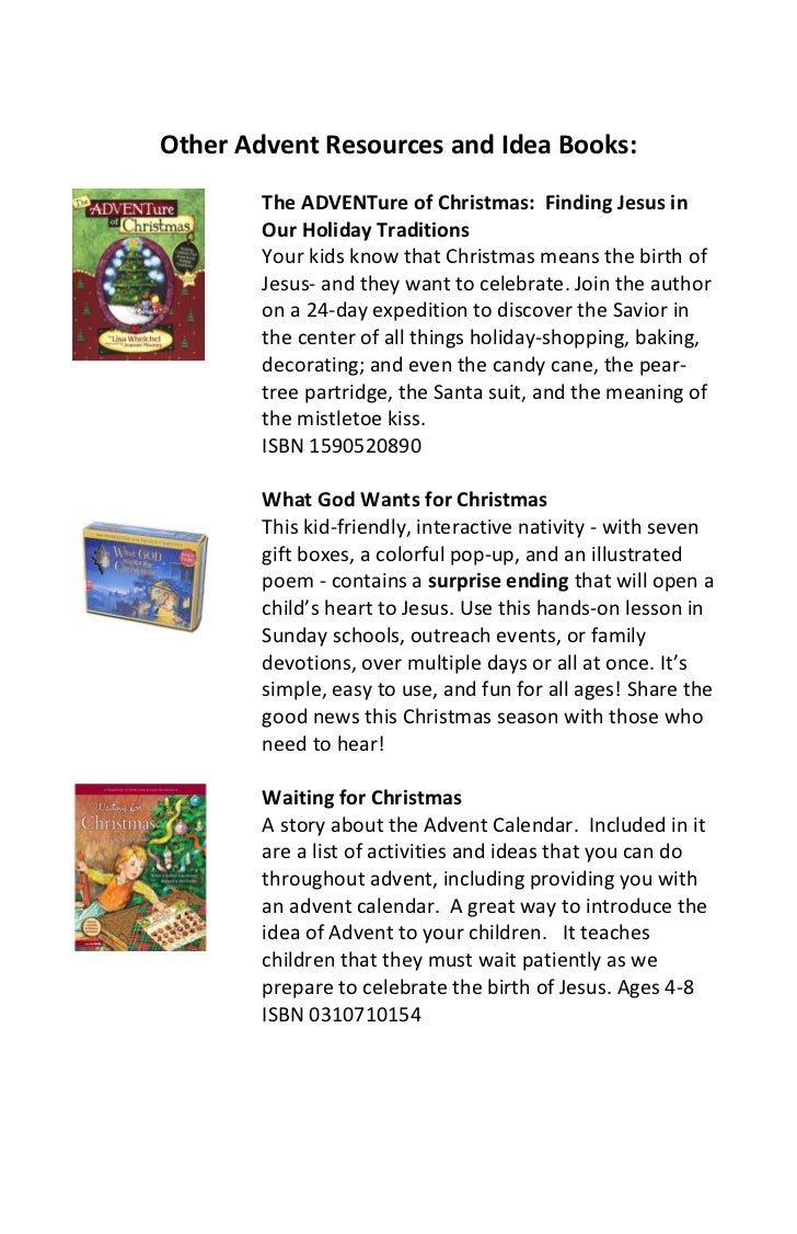 Christmas booklet