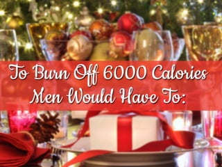 The Facts About Christmas Calories
