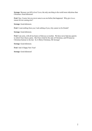 Christmas carol frederick