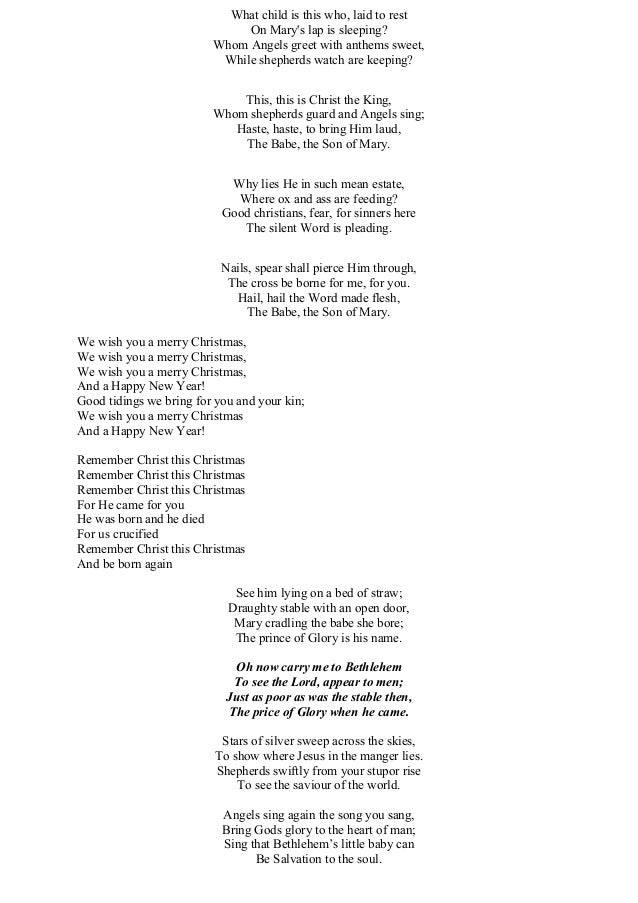 christmas carols