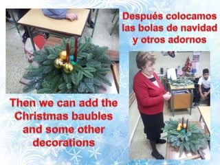 Christmas centrepiece December 2014