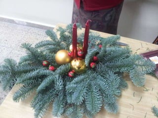 Christmas centrepiece December 2014