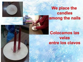 Christmas centrepiece December 2014