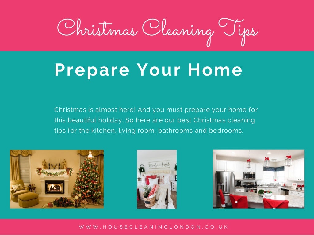Christmas cleaning tips