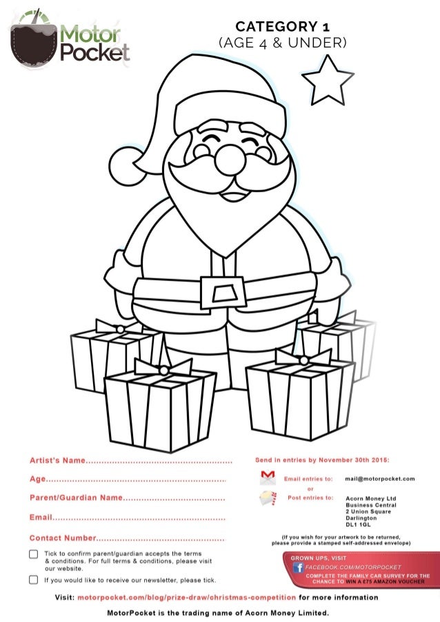 Christmas children drawing and colouring competition 