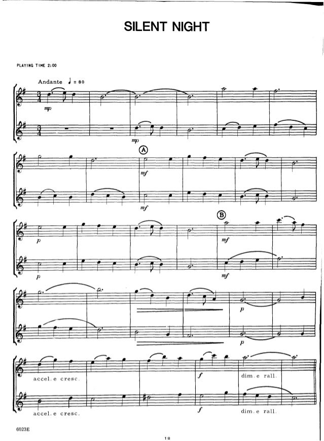 Christmas duets (alto sax and lto flute)