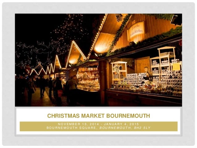 Bournemouth christmas market Christmas Events to Enjoy in Bournemouth