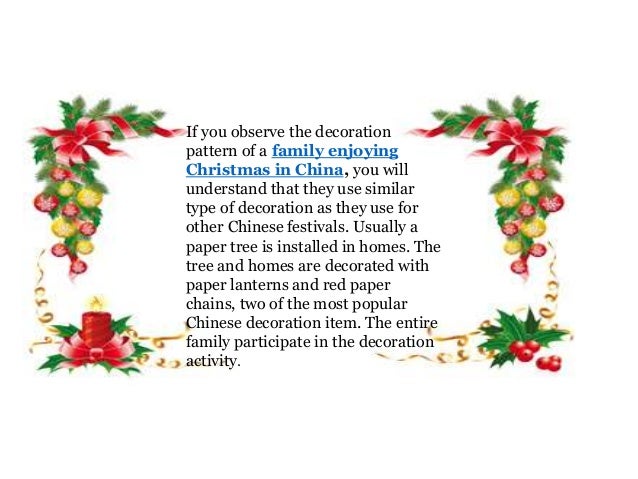 christmas family traditions in china is celebrating christmas a sin