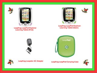 Leapfrog Leapster AC Adapter Leapfrog LeapPad Explorer  Learning Tablet (Pink) Leapfrog LeapPad Explorer Learning Tablet (Geen) Leapfrog LeapPad Carrying Case 