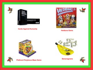 V Hedbanz Game Cards Against Humanity PlaSmart Perplexus Maze Game Bananagrams 