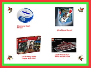 Electronic Catch Phrase Ultra Stomp Rocket LEGO Harry Potter Diagon Ally 10217 LEGO Architecture Robie House 21010 