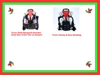 Trurev Skate Backpack-Awarded  Great Gear of the Year on Amazon Trurev Hockey & Gear Skatebag 