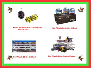 Hot Wheels Basic Car 50-Pack Mattel Hot Wheels RC Speed Racer  RACER X GT Hot Wheels 20 Car Gift Pack Hot Wheels Mega Garage Playset 