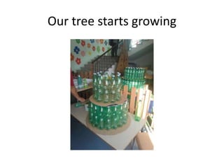 Our tree starts growing

 