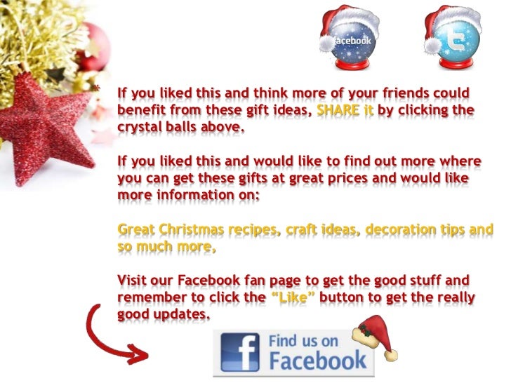 Christmas gift ideas 2011