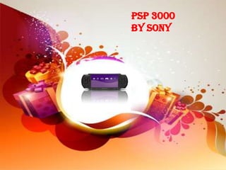 PSP 3000
by Sony
 
