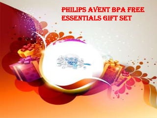 Philips AVENT BPA Free
Essentials Gift Set
 