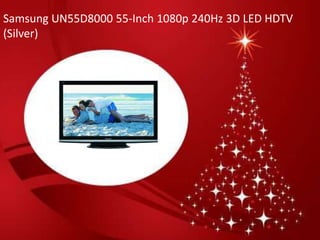 Samsung UN55D8000 55-Inch 1080p 240Hz 3D LED HDTV
(Silver)
 