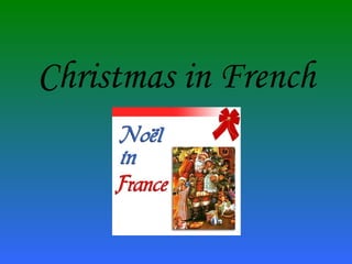 Christmas in French 