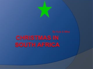 Christmas in south africa