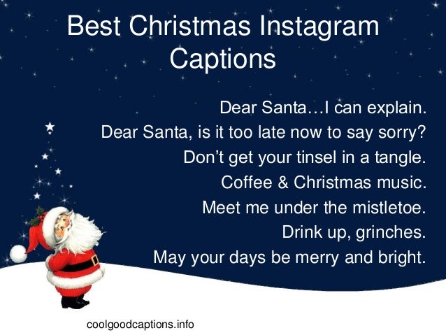 Christmas Instagram Captions For Friends