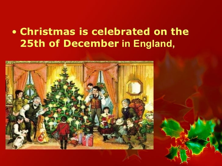 Christmas slideshare Christmas in the UK